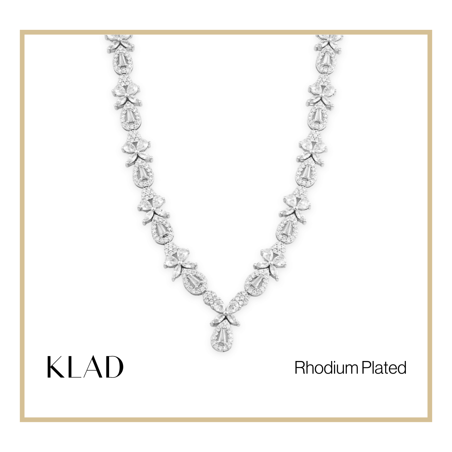 Glyssara Set in Rhodium