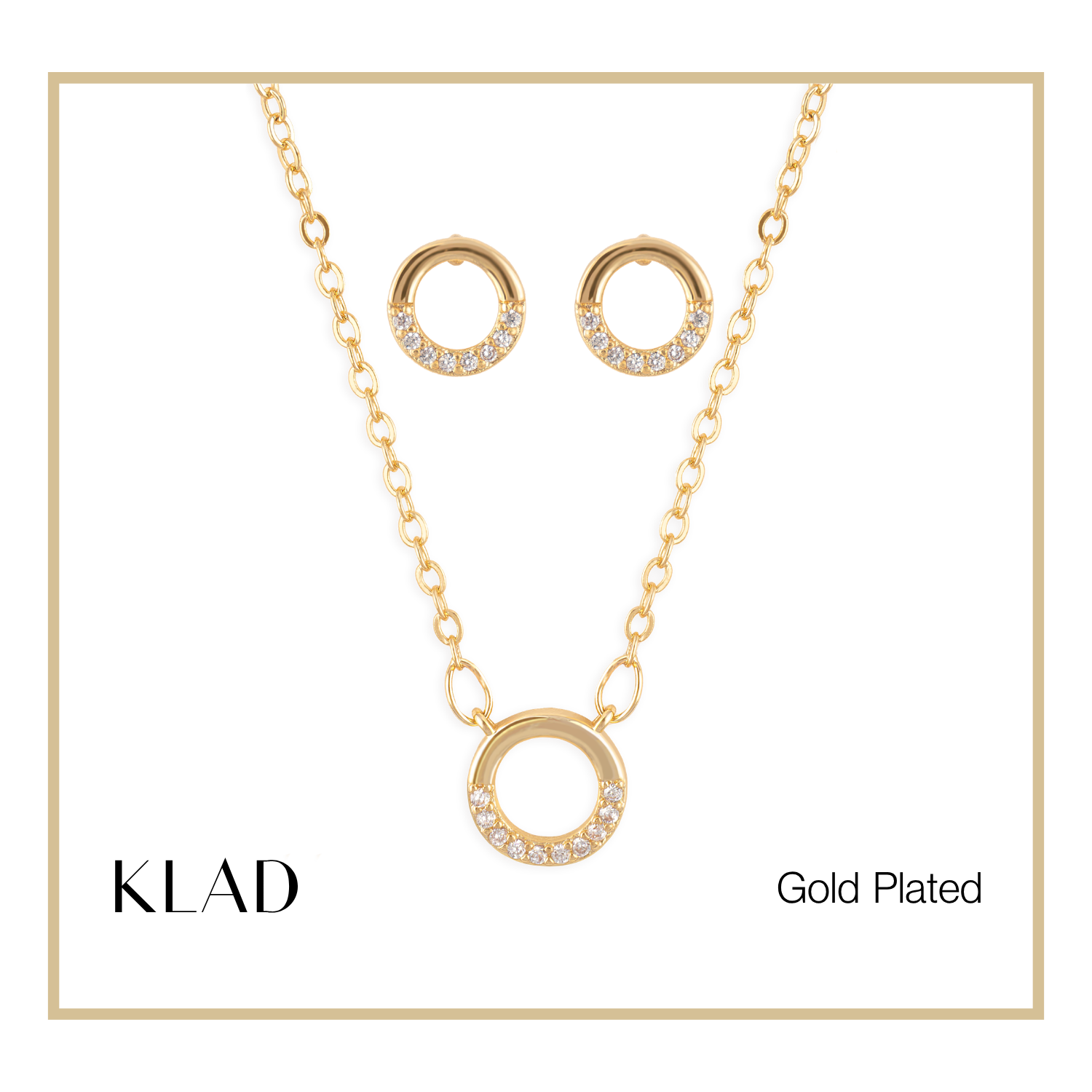 Mila Jewelry Set in Gold