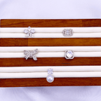 Blythe, Briony, Bianca, Brisa & Blaire Small Brooch in Rhodium