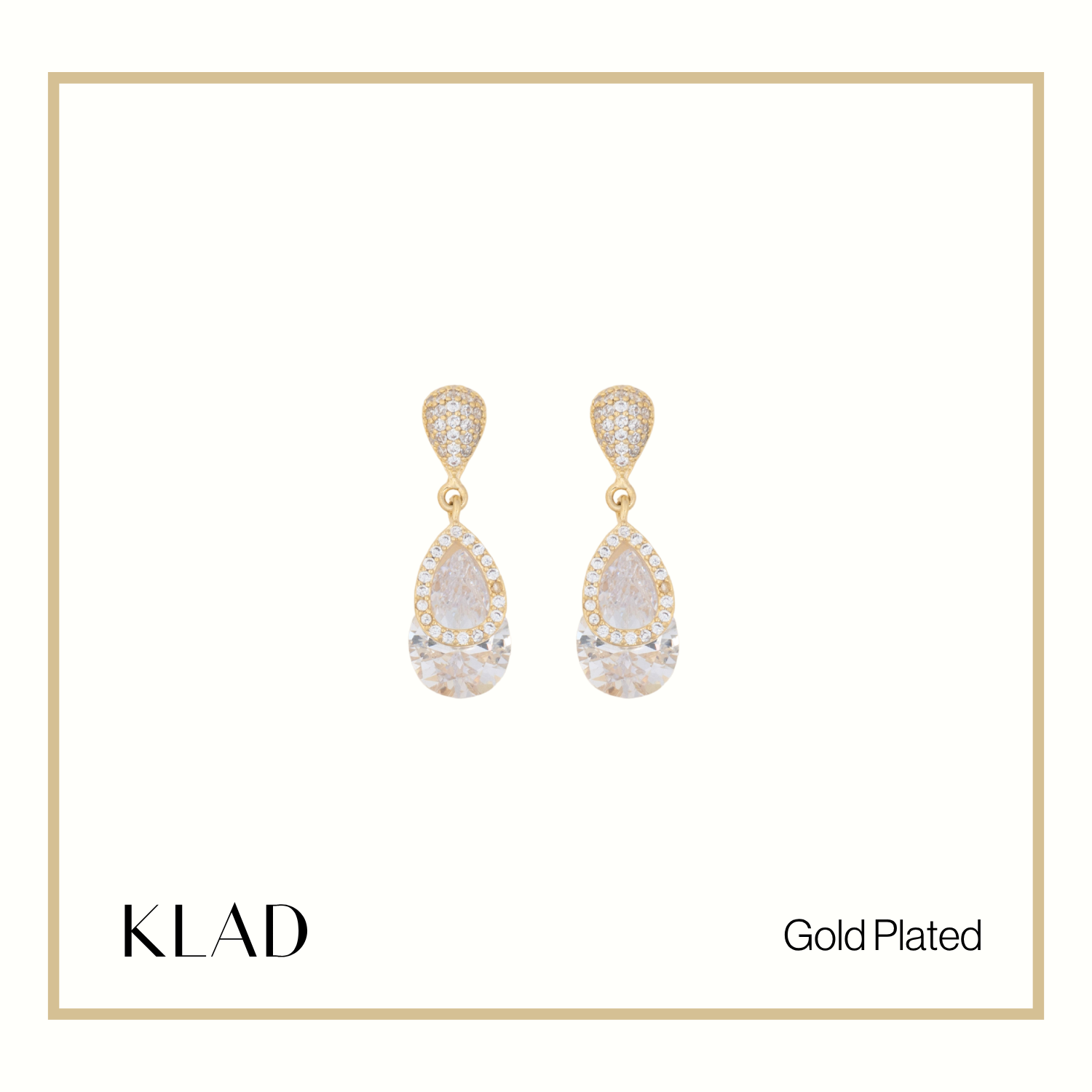 Emberly Dangling Earrings in Gold