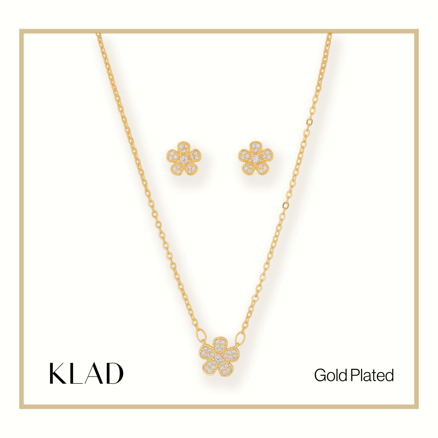 Mireille Jewelry Set in Gold