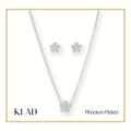 Mireille Jewelry Set in Rhodium
