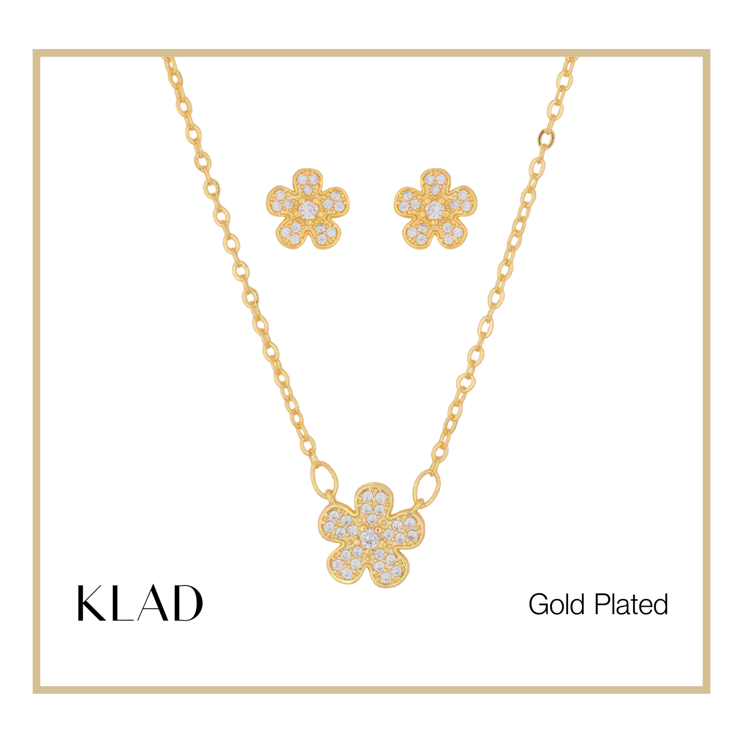 Mireille Jewelry Set in Gold