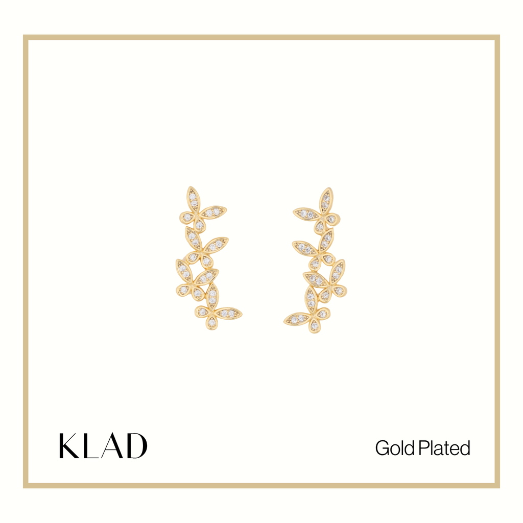 Raya Dangling Earrings in Gold