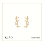 Raya Dangling Earrings in Gold