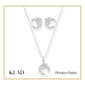Czianna Jewelry Set in Rhodium