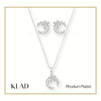 Czianna Jewelry Set in Rhodium