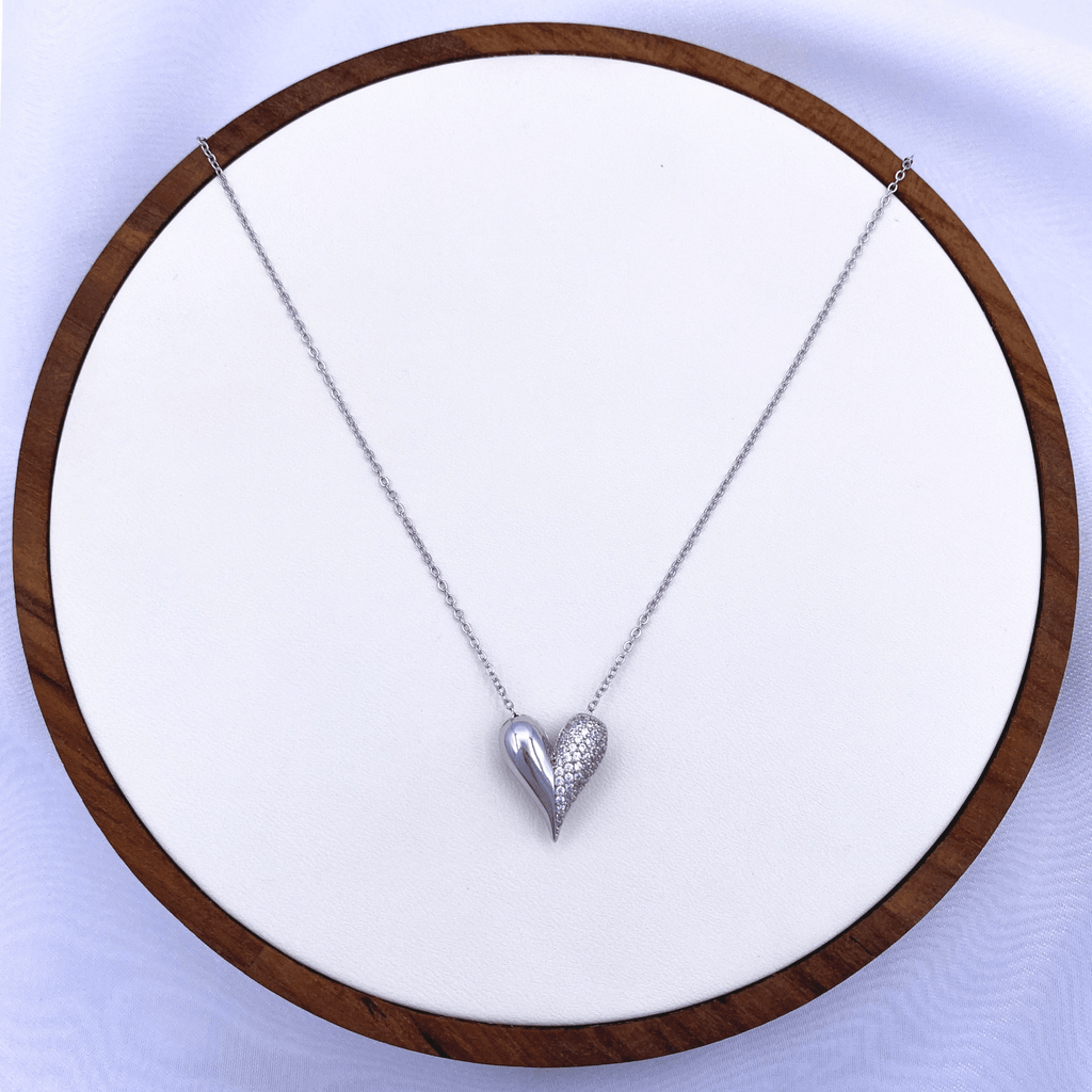 Kylie Necklace in Rhodium