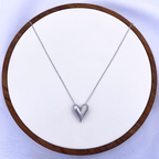 Kylie Necklace in Rhodium