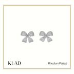 Rhianna Stud Earrings in Rhodium
