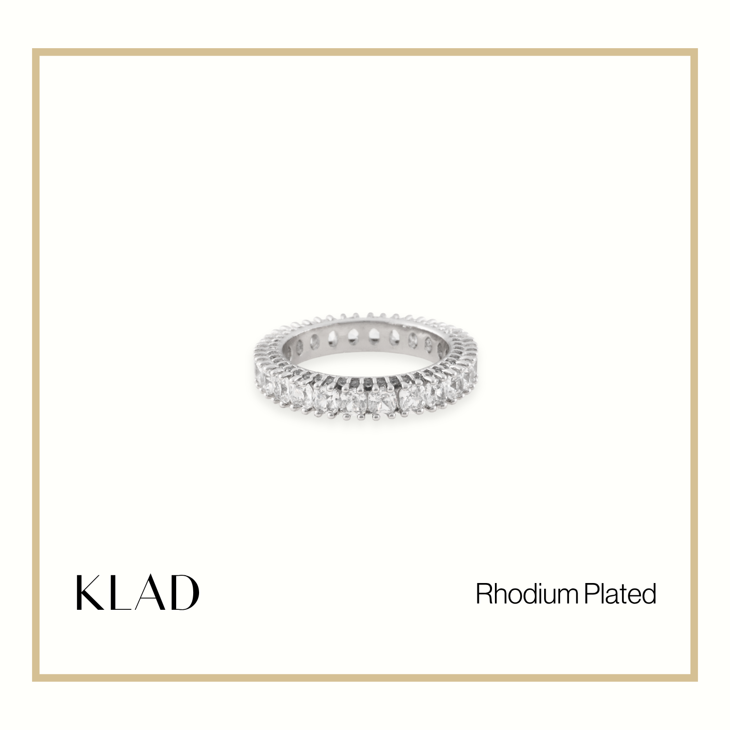Xandra Ring in Rhodium