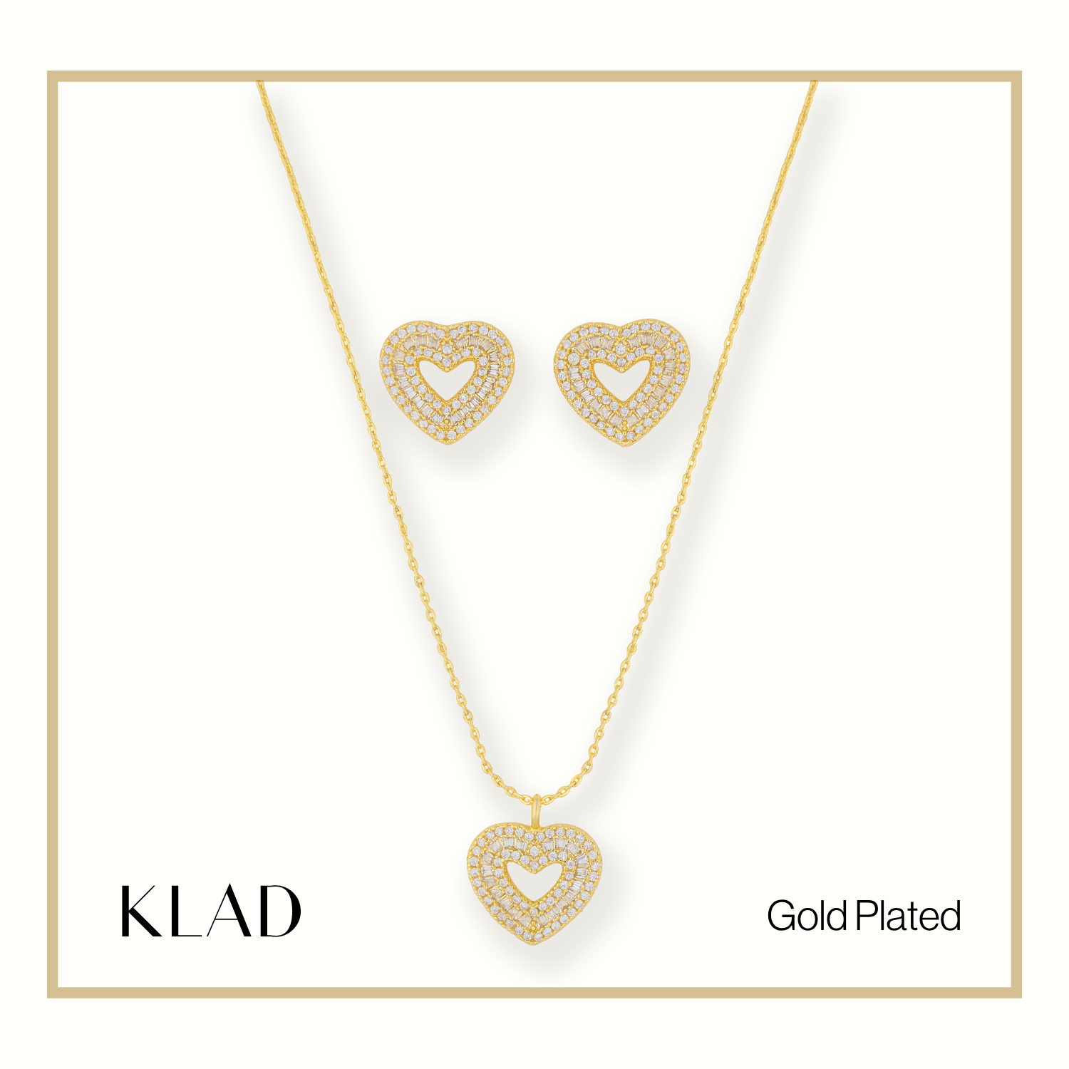 Czarina Jewelry Set in Gold