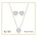 Czarina Jewelry Set in Rhodium