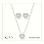 Czarina Jewelry Set in Rhodium