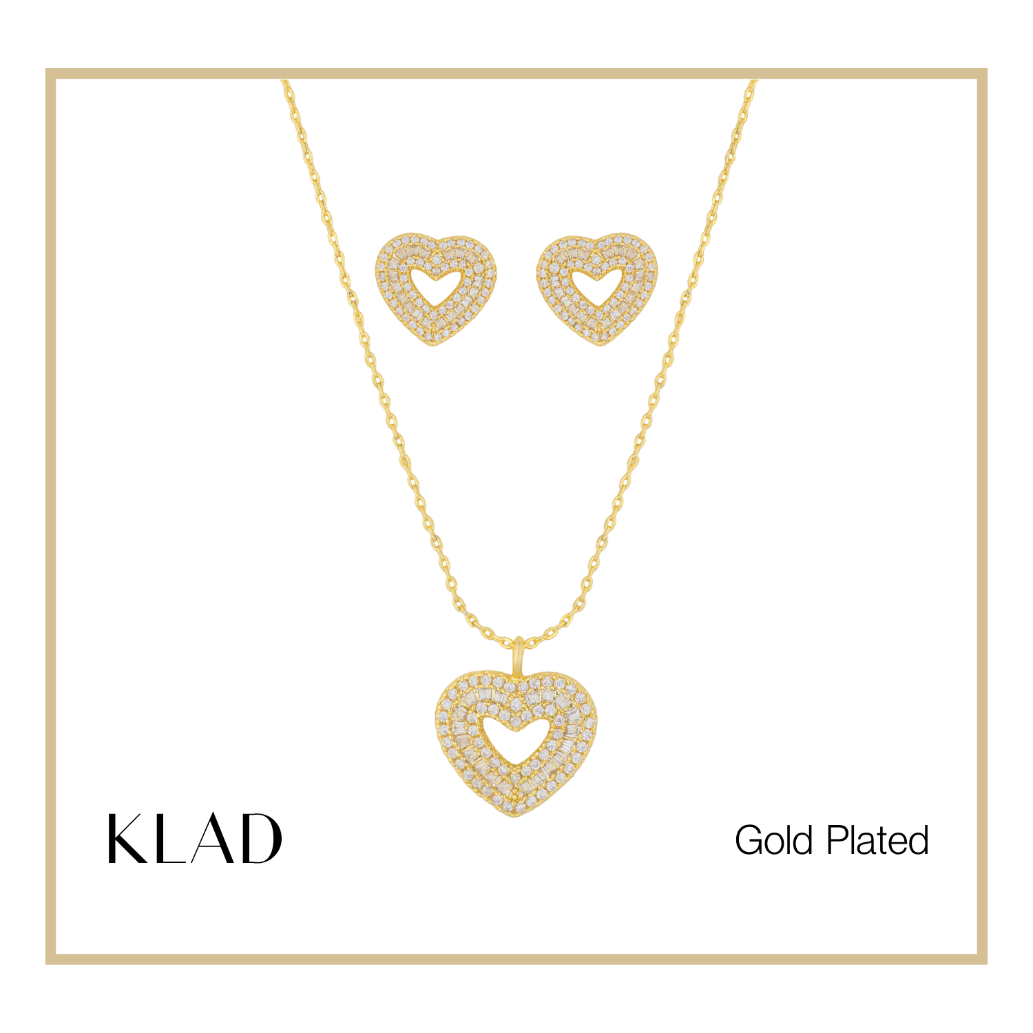 Czarina Jewelry Set in Gold