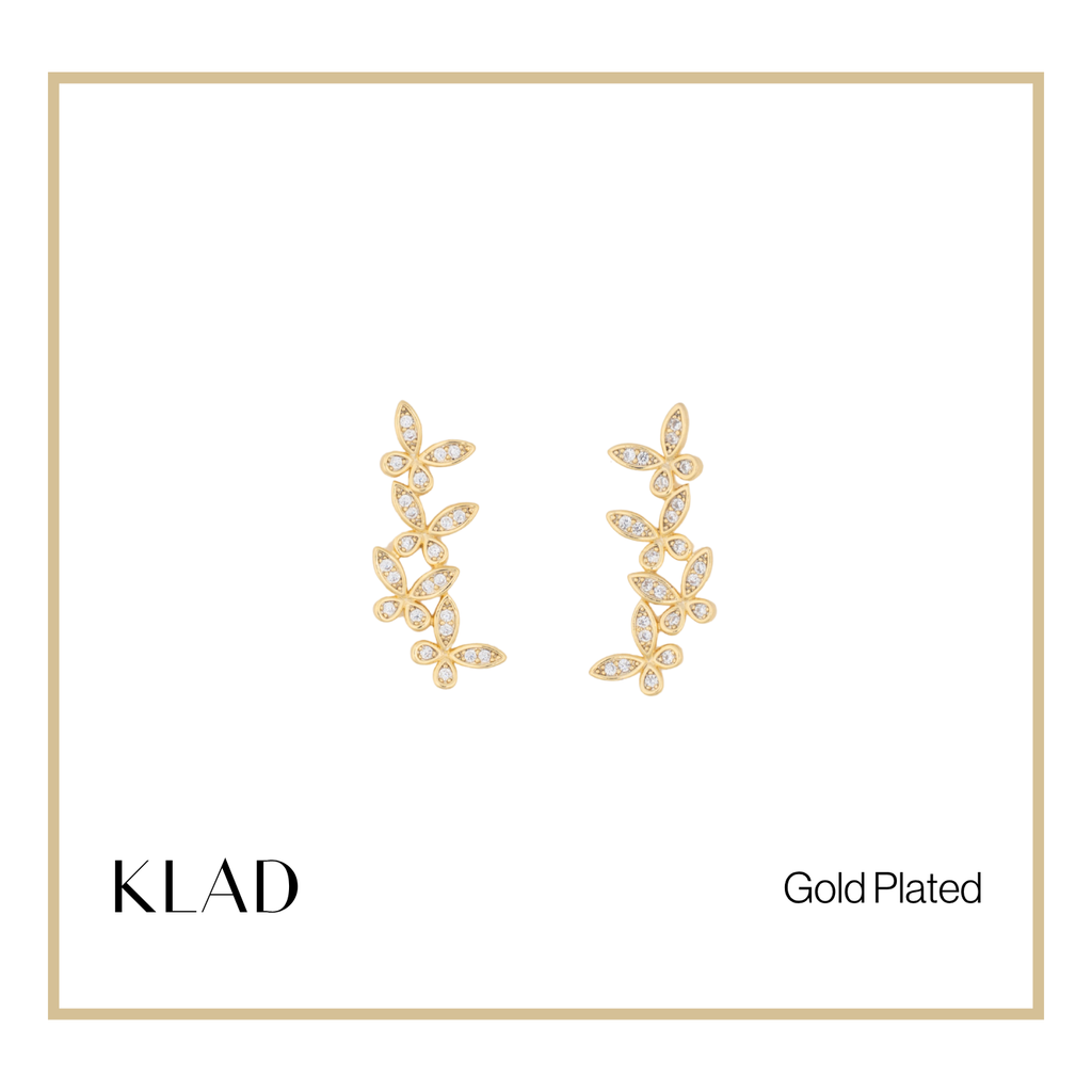 Raya Dangling Earrings in Gold