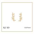 Raya Dangling Earrings in Gold