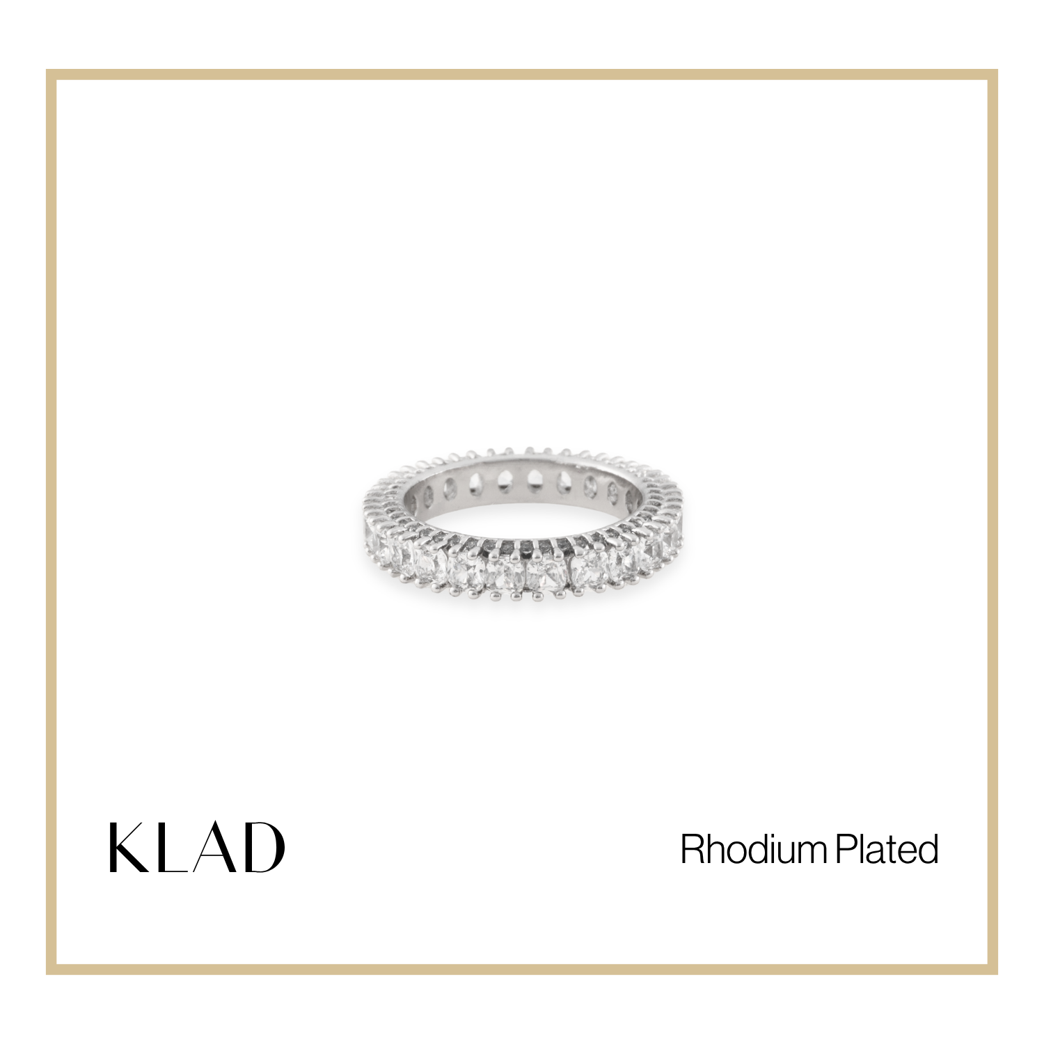 Xandra Ring in Rhodium