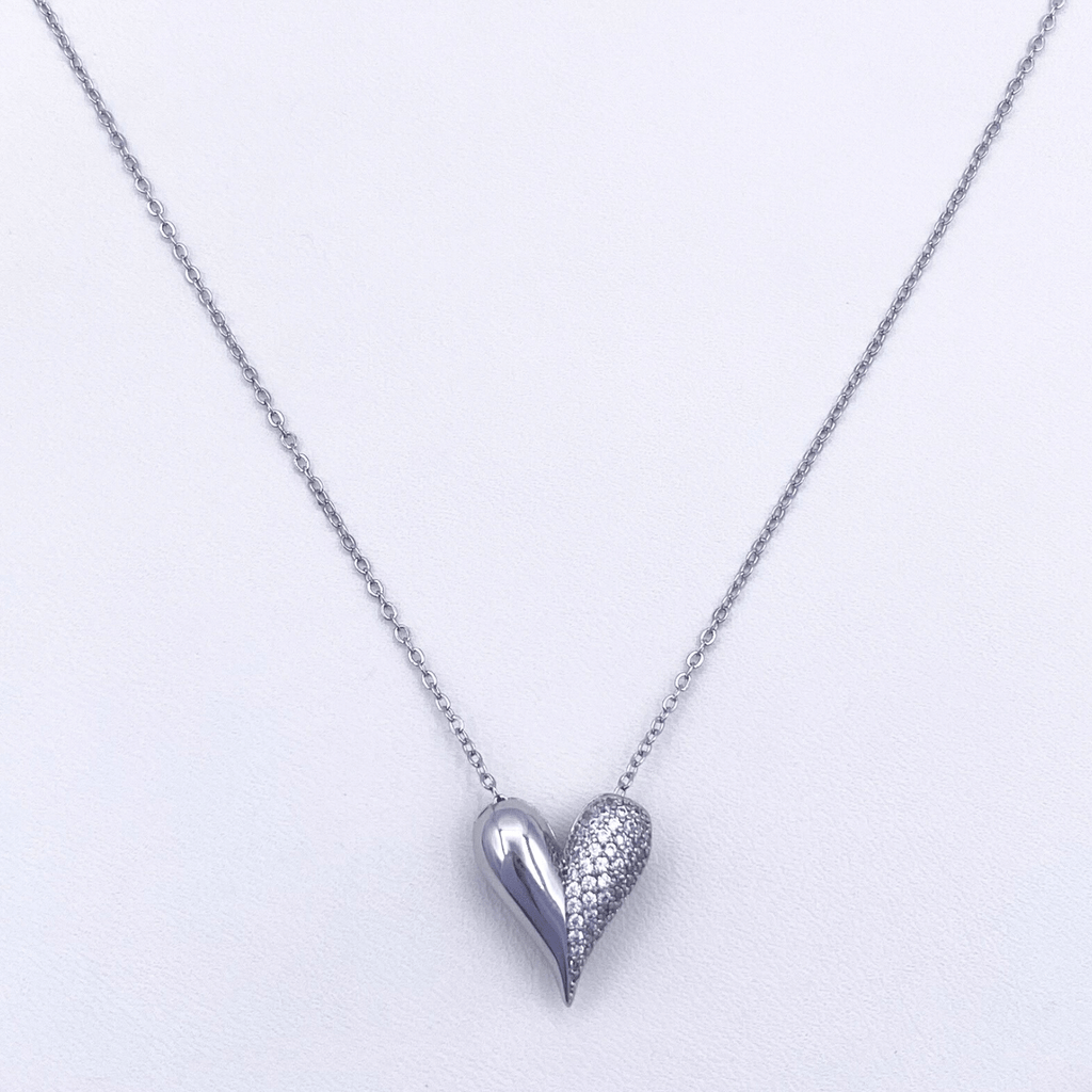 Kylie Necklace in Rhodium