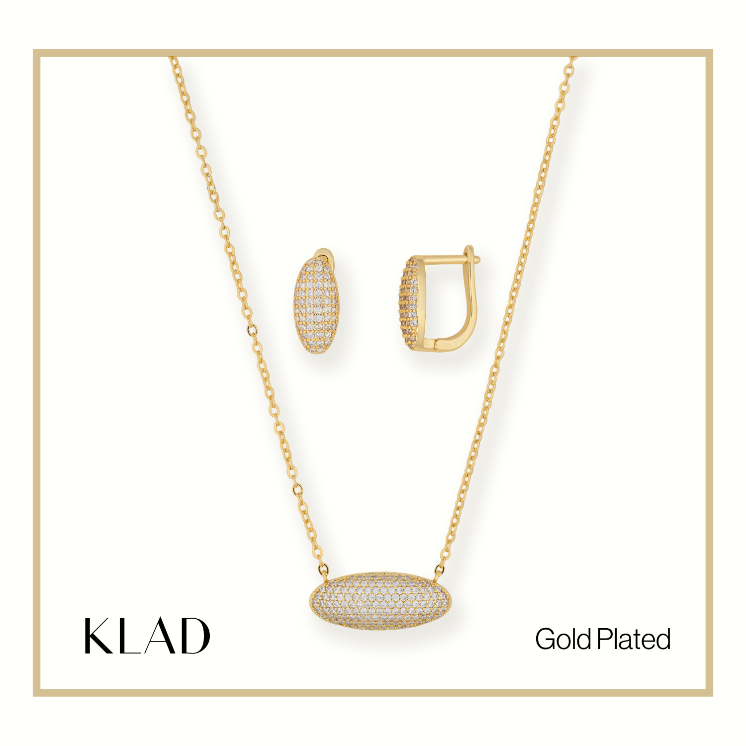 Monroe Jewelry Set in Gold