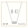 Monroe Jewelry Set in Rhodium