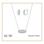 Monroe Jewelry Set in Rhodium