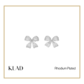 Rhianna Stud Earrings in Rhodium