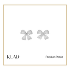 Rhianna Stud Earrings in Rhodium