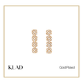 Ezra Dangling Earrings in Gold