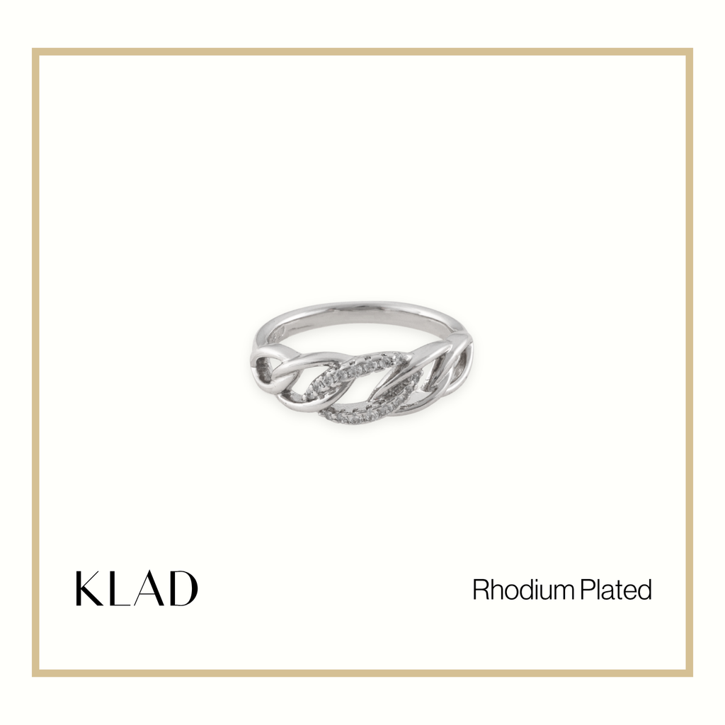 Xandria Ring in Rhodium