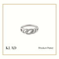 Xandria Ring in Rhodium
