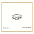 Xandria Ring in Rhodium