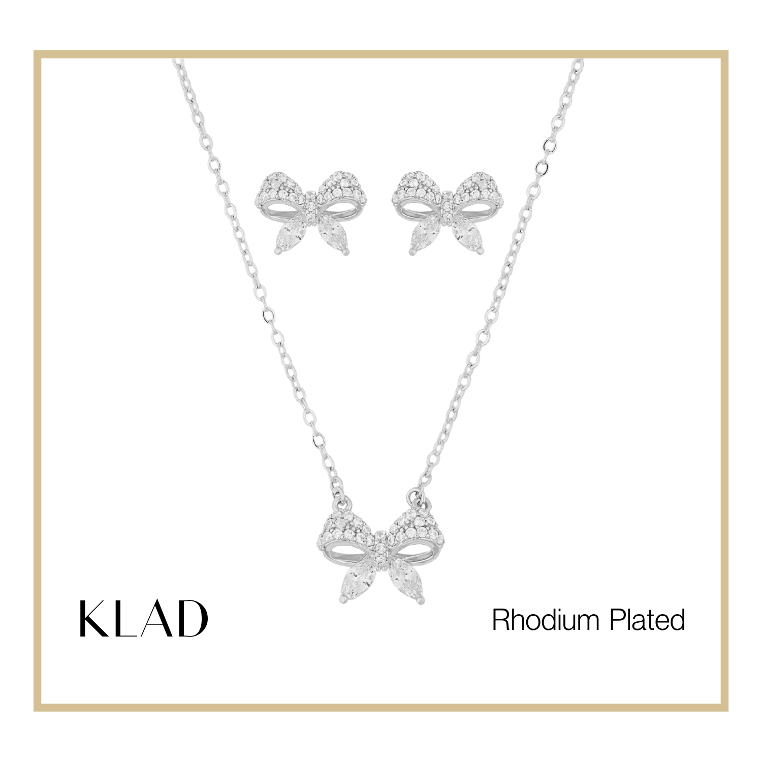 Mizha Jewelry Set in Rhodium