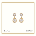 Rhia Dangling Earrings in Gold