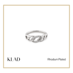 Xandria Ring in Rhodium