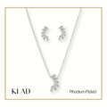Milana Jewelry Set in Rhodium