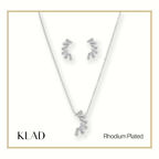 Milana Jewelry Set in Rhodium
