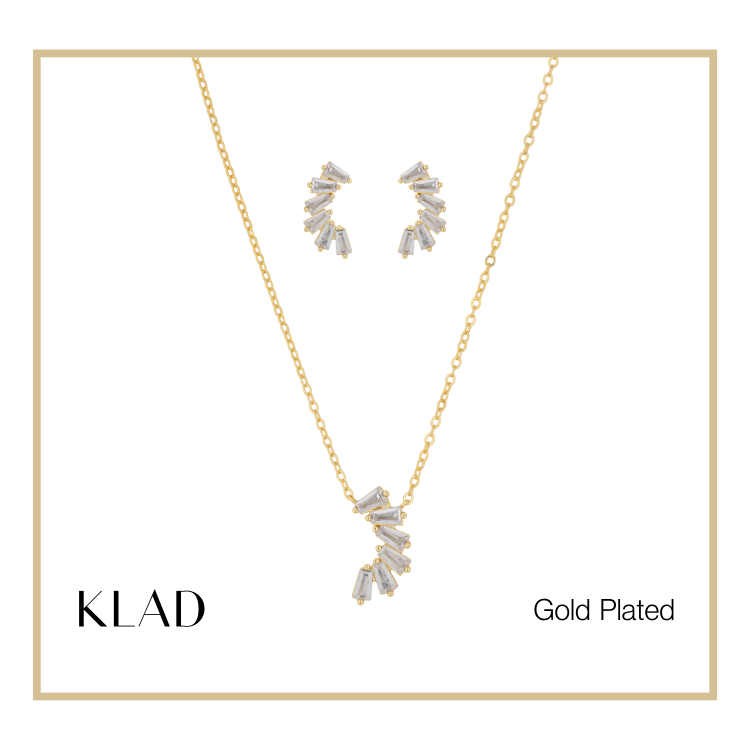 Milana Jewelry Set in Gold
