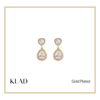 Rhia Dangling Earrings in Gold