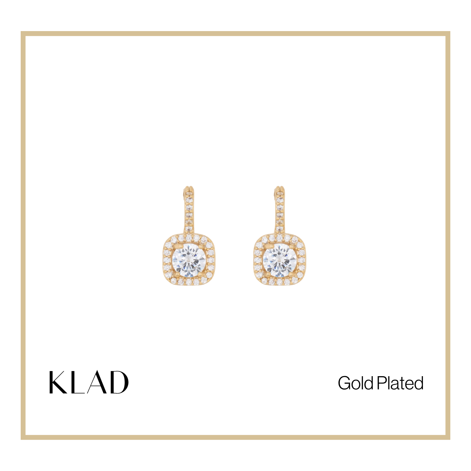 Osara Drop Earrings in Gold