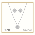 Zurie Jewelry Set in Rhodium