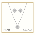 Zurie Jewelry Set in Rhodium