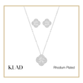 Zurie Jewelry Set in Rhodium