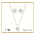 Sonnet Jewelry Set in Rhodium