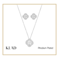 Sonnet Jewelry Set in Rhodium