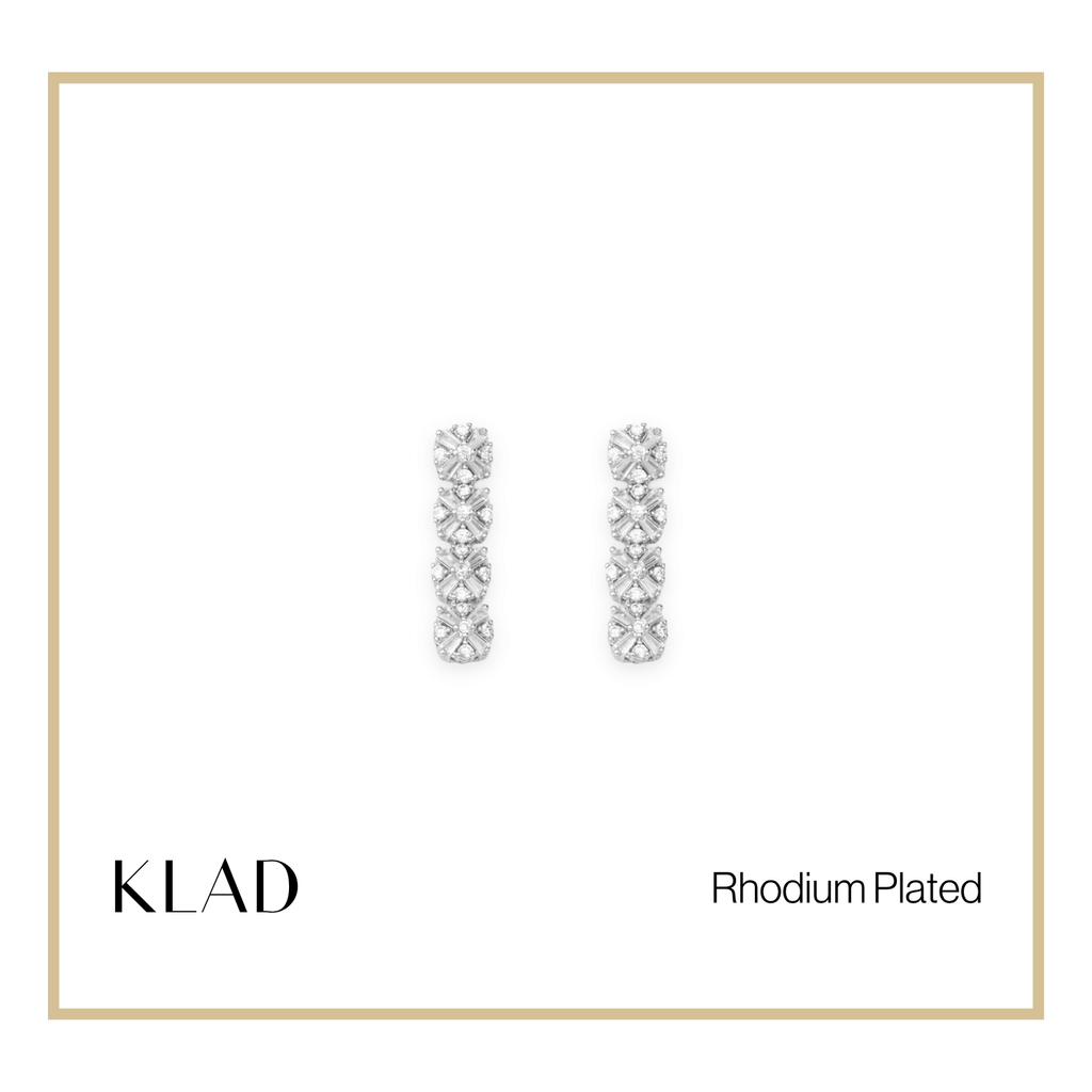 Ezra Set in Rhodium