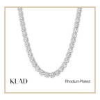 Ezra Set in Rhodium