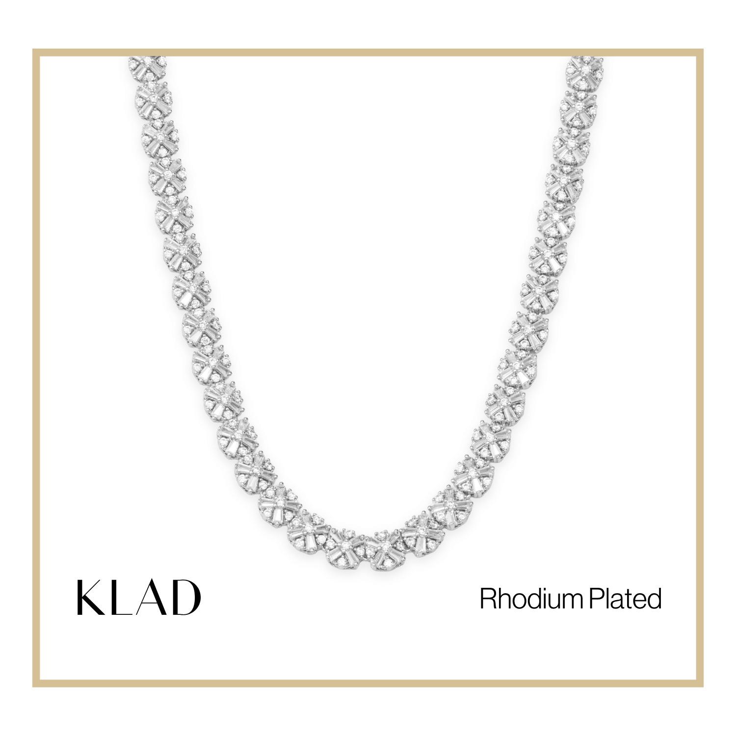 Ezra Set in Rhodium