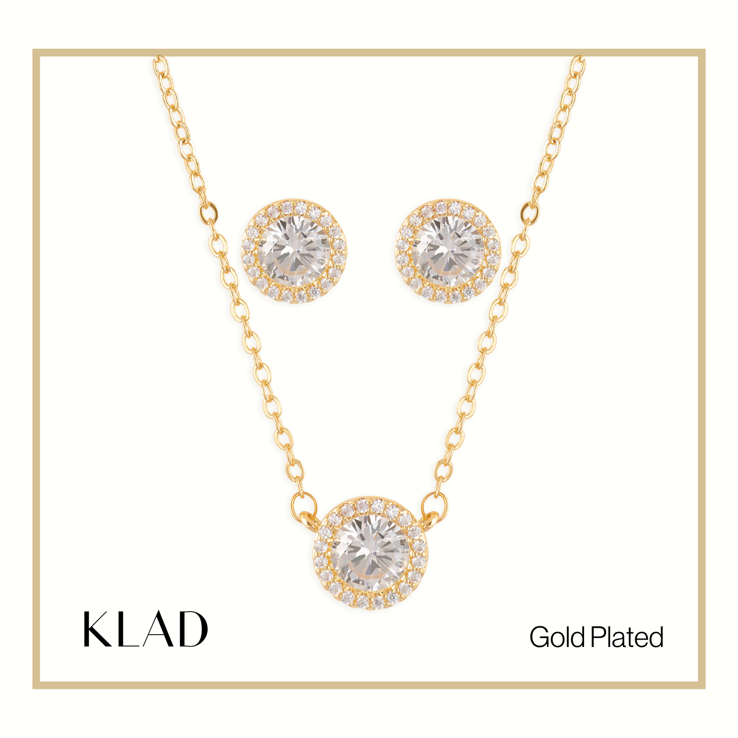 Mabelle Jewelry Set in Gold