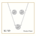 Mabelle Jewelry Set in Rhodium